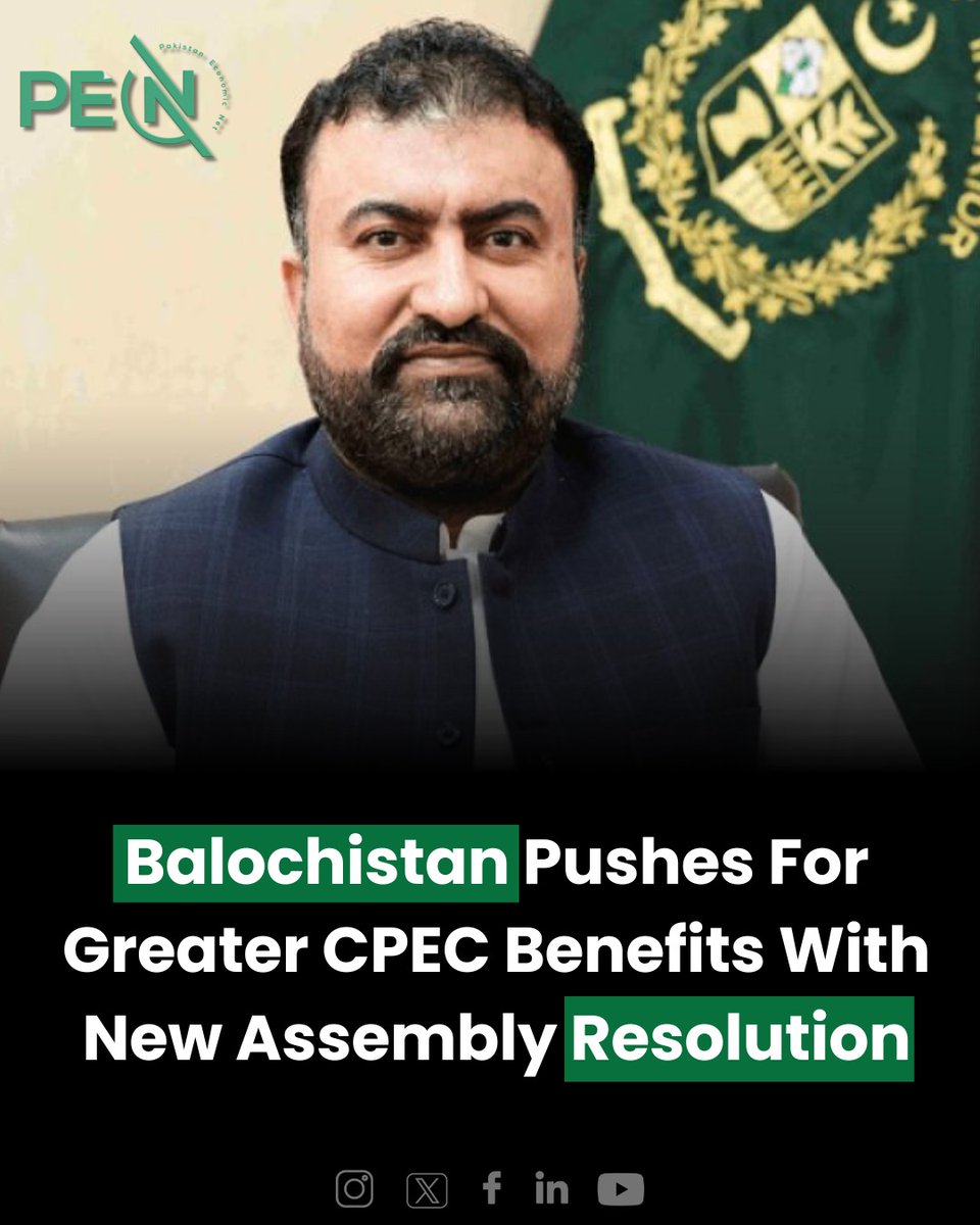 Balochistan pushes for greater #CPEC 🇵🇰🇨🇳 benefits with new assembly resolution @PakSarfrazbugti @BalochistanGovt pakeconet.com.pk/story/118267/b…