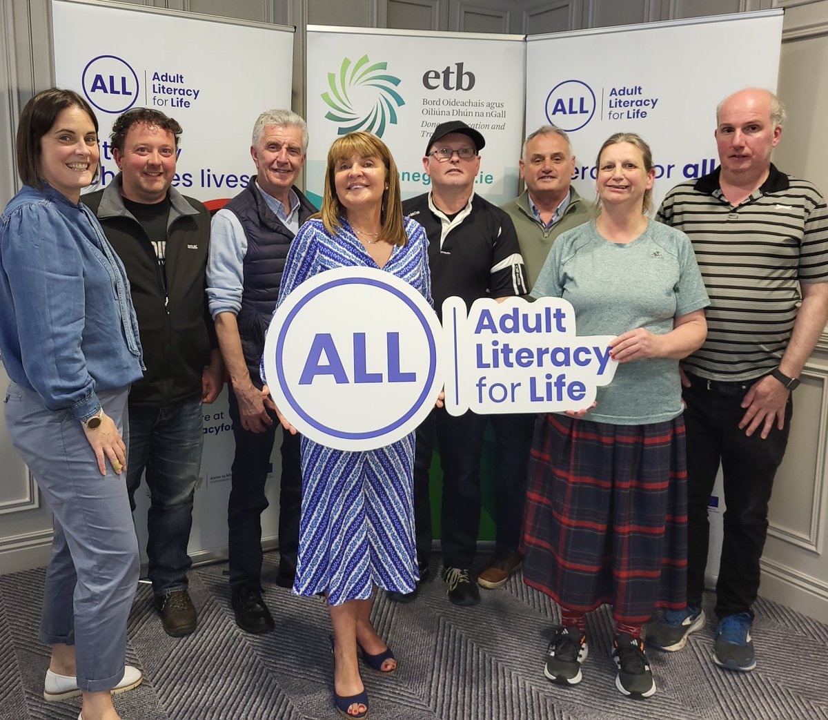 1/2 Our Regional Literacy Coordinator, Adele McElhinney, and the Adult Literacy for Life National Programme Office, organised Literacy Ambassador Training for seven of our students in Letterkenny this week. 
#GoFurtherWithDonegalETB #LiteracyChangesLives