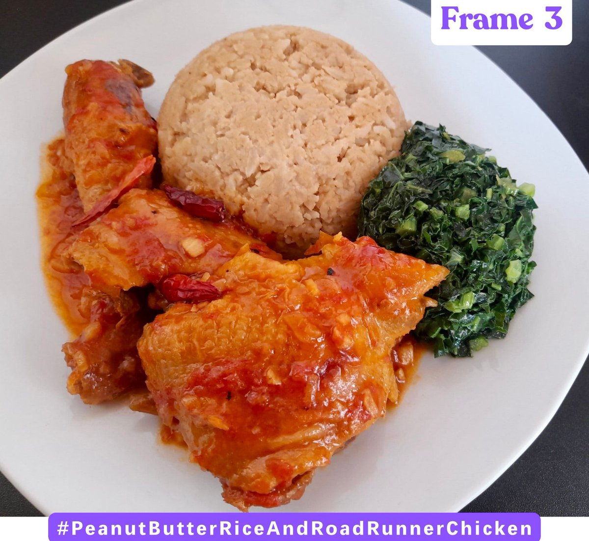 TeamFuloZim's tweet photo. SEMI-FINALS! PURPLE GROUP.
#PeanutButterRice #RoadRunnerChicken #TeamFuloCookOffChallenge.
PURPLE GROUP.
We have colour coded the 3 Groups.(Purple,Turquoise,Mint Green)
We need as many votes in each Group as possible so please vote in each of these groups,not just one,and drop your comments.
The polls are below each group in thread form.
@fulodetective is on high alert and will be monitoring voting trends very closely .
Please vote in each of the four groups ,PURPLE,MINT GREEN AND TURQUOISE.
GOOD LUCK TO ALL THE PARTICIPANTS.
@TeamFuloZim @klipranch
PURPLE GROUP.