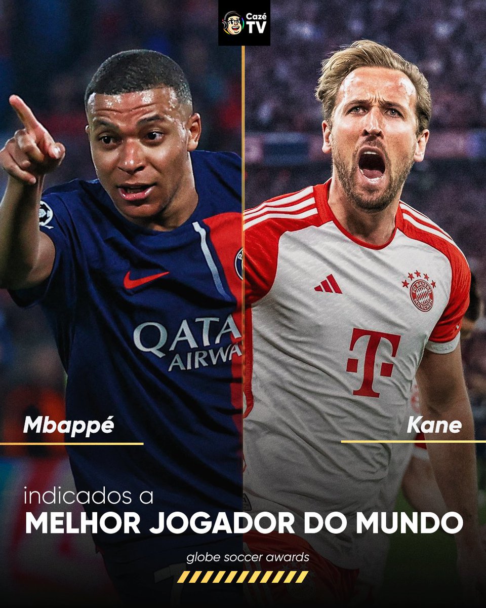 CazeTVOficial's tweet photo. ALERTA DE POLÊMICA! 🔥

Esses aí são os indicados ao prêmio de melhor jogador do mundo no Globe Soccer Awards. 👀

Quem vocês acham que deve levar essa? Algum nome importante ficou de fora? 🤔

Vocês assistem a premiação AO VIVO e com IMAGENS na Cazé TV, às 15h. 🤩

#futinter https://t.co/4ldp89ezfk