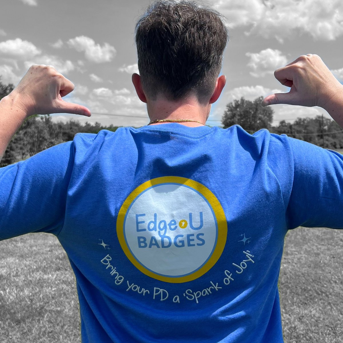 Adding a little ‘Spark of Joy’ to your day is what the #EduGuardians are all about! 

Can’t wait to showcase what @EdgeUBadges has in store for #ISTELive24! 

#TechTshirtTuesday @EduGuardian5