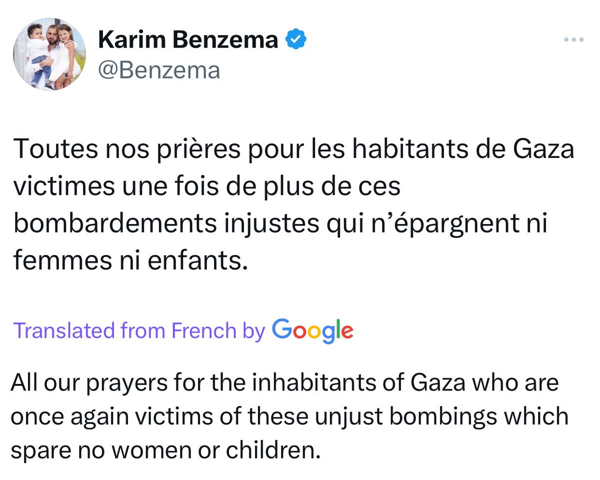 Football players who have showed support to Palestine. A very much needed thread: 🧵🍉 1) Karim Benzema