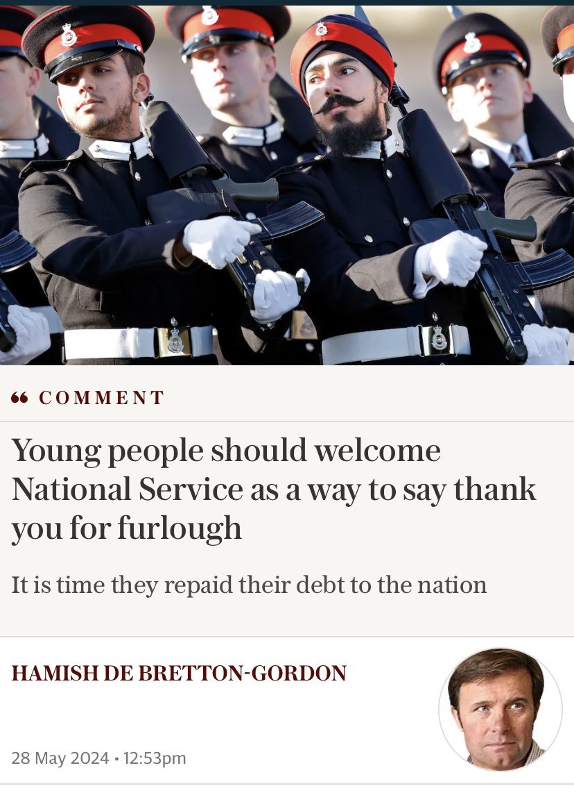 hamish de bretton-gordon says young people should welcome their enslavement because of a meek furlough scheme that had nothing to do with them. HAMISH DE BRETTON-GORDON these people ARE NOT REAL. they are NOT functioning members of society.