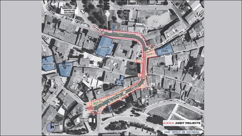 🚧Lliurem a l’@ajSantHipolit el projecte de pacificació de la BV-4608, entre el PK 17+680 i el PK 18+030, que correspon al tram central del Passatge Parés, l’antiga carretera entre Vic i Puigcerdà. El termini d’execució, de 13 mesos. #carreteresDiba #som311 #ODSDiba