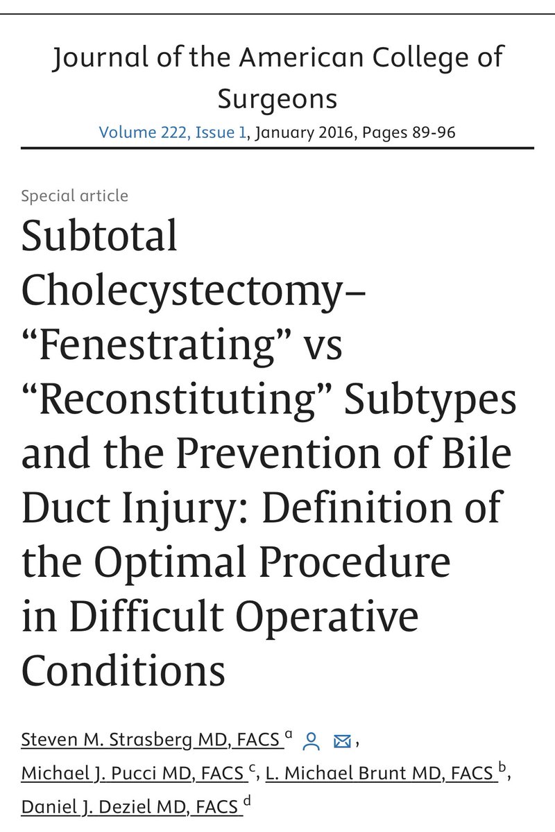 The ideal subtotal cholecystectomy! Fenestrating technique: avoids neo gallbladder stones and recurrent cholecystitis in the Neo gallbladder remainder ⤵️💥🔪🔨! #SoMe4Surgery @pferrada1 @PipeCabreraV @SWexner @juliomayol @TomVargheseJr @sminaev2015