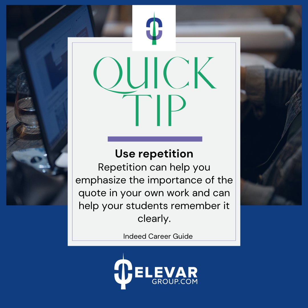 Repetition is a powerful tool for reinforcing learning and driving change. 
#TipTuesday #HRCIcredits #CPE #SHRM #PDCs #recertification #humanresources  #PCC #hrcareers #coachcredit #coachcertification #futureofcoaching #ICFcoaches #leadership #professionalcoach
