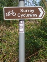 🚲 The Surrey Cycleway is a 94 mile circular tour around the county. 🚲 The route typically uses quiet country roads and lanes. The route is well signposted with distinctive brown and white signs. To find out more please see orlo.uk/nnvH7 #SaferSurreyRoads