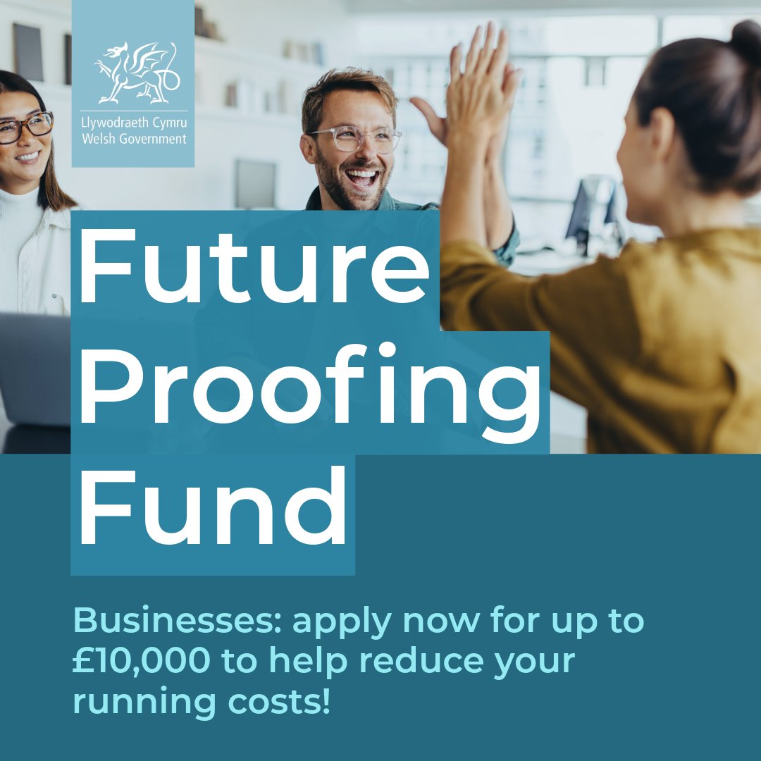 We’re urging RCT businesses to consider applying to Welsh Government's Future Proofing Fund, to invest in renewable energy technology and upgrade systems/machinery to reduce energy use. The deadline for applications is Thursday, June 6 – details: orlo.uk/uvCUg