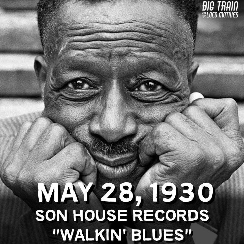 HEY LOCO FANS – On May 28, 1930 Delta blues musician Son House recorded 'Walkin' Blues' or 'Walking Blues' in Grafton Wisconsin back in 1930. #SonHouse #Blues #BluesMusic #BluesSongs #BigTrainBlues #BluesHistory #BluesGuitar #SlideGuitar #DeltaBlues #MississippiDelta