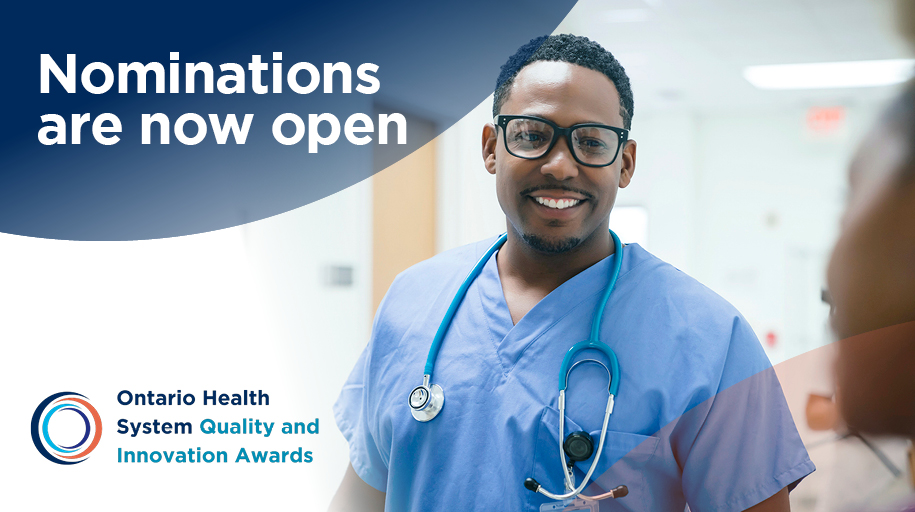 Nominations are now being accepted for the first annual Ontario Health System Quality and Innovation Awards. These awards acknowledge and celebrate achievements of those working in the Ontario health system. ow.ly/1uxa50RY9ZG @OntHospitalAssn @OntariosDoctors @UofT_dlsph