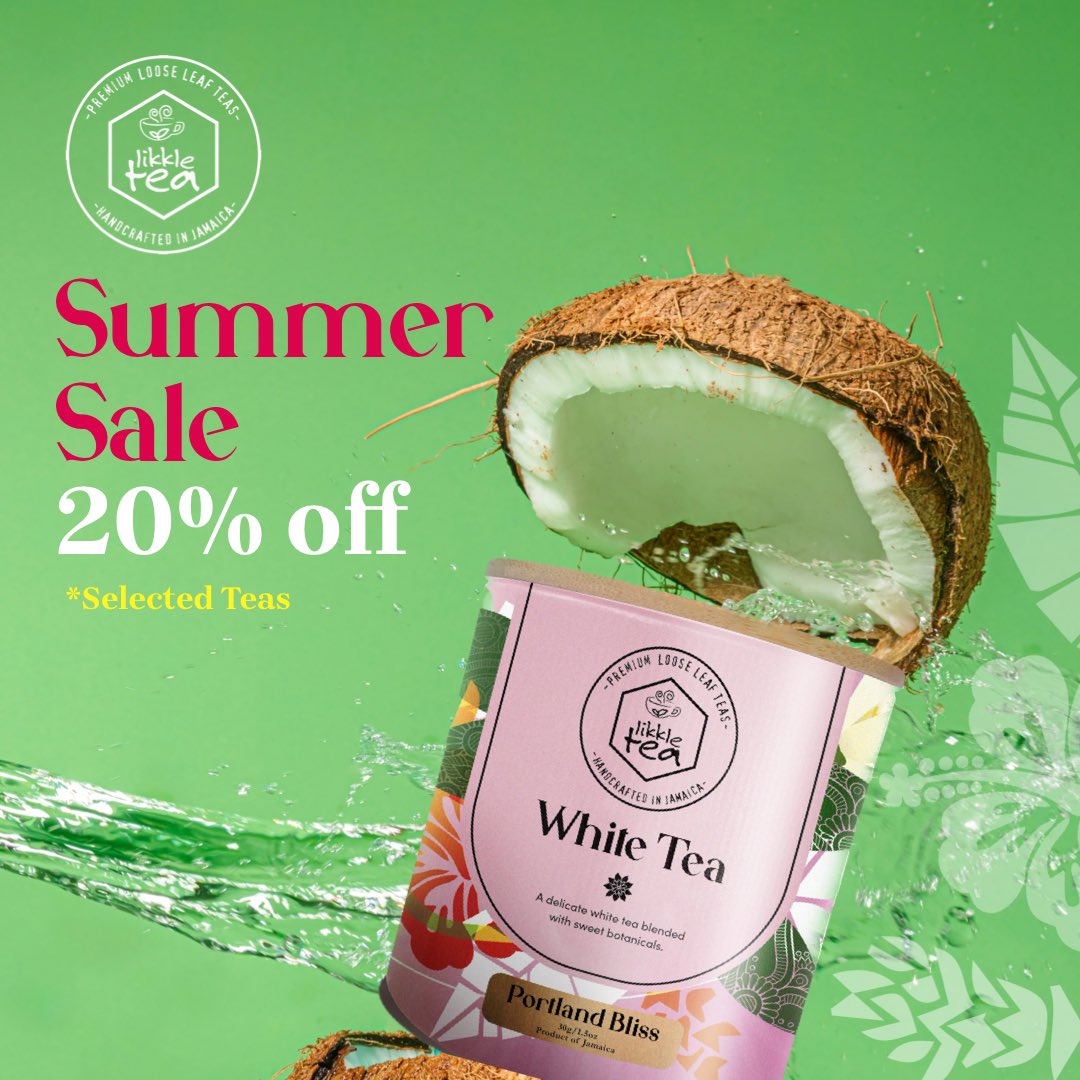 Summer Sale! 
Take 20% off Portland Bliss - no code needed. With each purchase, receive a discount code on new Summer Blends 🍹
Watermelon Mint Oolong 🍉
Papaya Coconut Green Tea 🥥
Guava White Tea 🍈

Shop now - likkletea.com