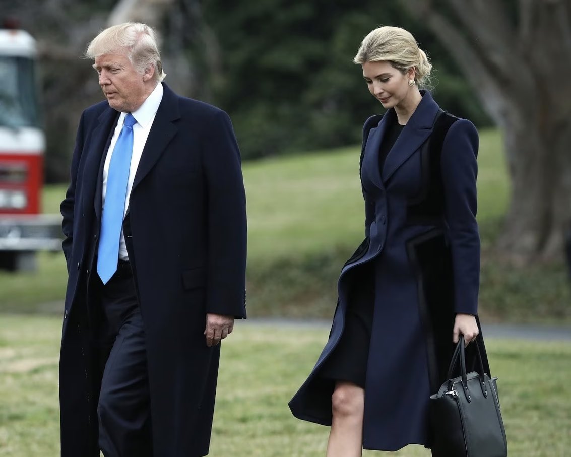 Ivanka Trump wasn’t a private citizen while Donald Trump held office. She acted as his Senior White House advisor who received trademarks from China for voting machines, caskets, & body bags.

Ivankas charity got $100Million from Saudi Arabia

Who else demands an investigation?🤚