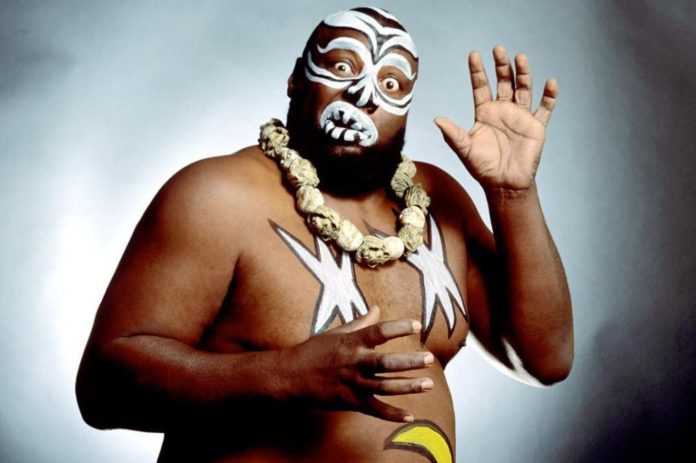 The late WWF star 'Ugandan Giant' Kamala (James Harris) was born today in 1950. @KamalaSpeaks gained fame in the WWF in the mid-80's feuding with Hulk Hogan, Andre The Giant among others. #80s #80swrestling #1980s #wwf #wwe