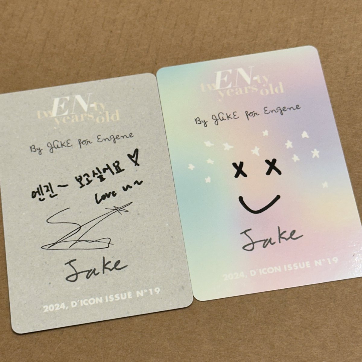 디아이콘 포카 굿 👓🫶🏻 #JAKE #제이크