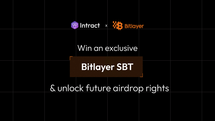 Intract 🐝 (@intract_hq) on Twitter photo New Campaign with <a href="/BitlayerLabs/">Bitlayer BitVM</a> is live on Intract!
Complete quick social tasks to be whitelisted for an exclusive Bitlayer SBT, with airdrop rights. Just under 2 mins. ✅
Join now: link.intract.io/bfYnEx New Campaign with <a href="/BitlayerLabs/">Bitlayer BitVM</a> is live on Intract!
Complete quick social tasks to be whitelisted for an exclusive Bitlayer SBT, with airdrop rights. Just under 2 mins. ✅
Join now: link.intract.io/bfYnEx