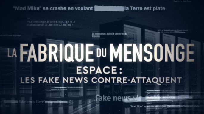 #TempsFort #France5

LA FABRIQUE DU MENSONGE 
Espace : les Fake News contre-attaquent

De <a href="/PierreZeau/">Pierre Zéau</a> <a href="/Elsaguiol/">Guiol Elsa</a>

Plusieurs intervenants dont <a href="/Thom_astro/">Thomas Pesquet</a>

Documentaire <a href="/LaFabriqueduM/">La Fabrique Du Mensonge</a> + plateau présenté par @thomassnegaroff

▶️ Dim 16/06 à 21.05 France 5 | france.tv