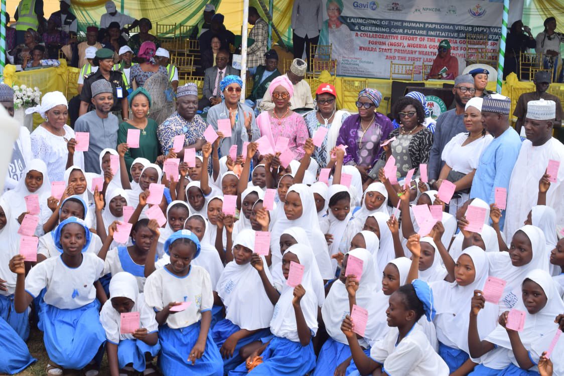 Highlights from the HPV Vaccine Introduction in Kwara State! The First Lady of Kwara State, Prof. Olufunke AbdulRazak, urged parents to prioritize vaccination for the health and well-being of their children, emphasizing the importance of preventive care. She highlighted the