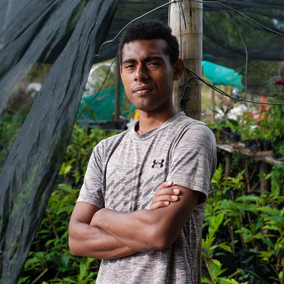 20-year-old Feretariki is the youngest member of his farming cluster in #Fiji 🇫🇯

Because of his dedication, he was asked to look after 2,000 breadfruit seedlings distributed by IFAD.

Now, he’s helping to expand the use of this local, sustainable crop in the region 🚜🙌