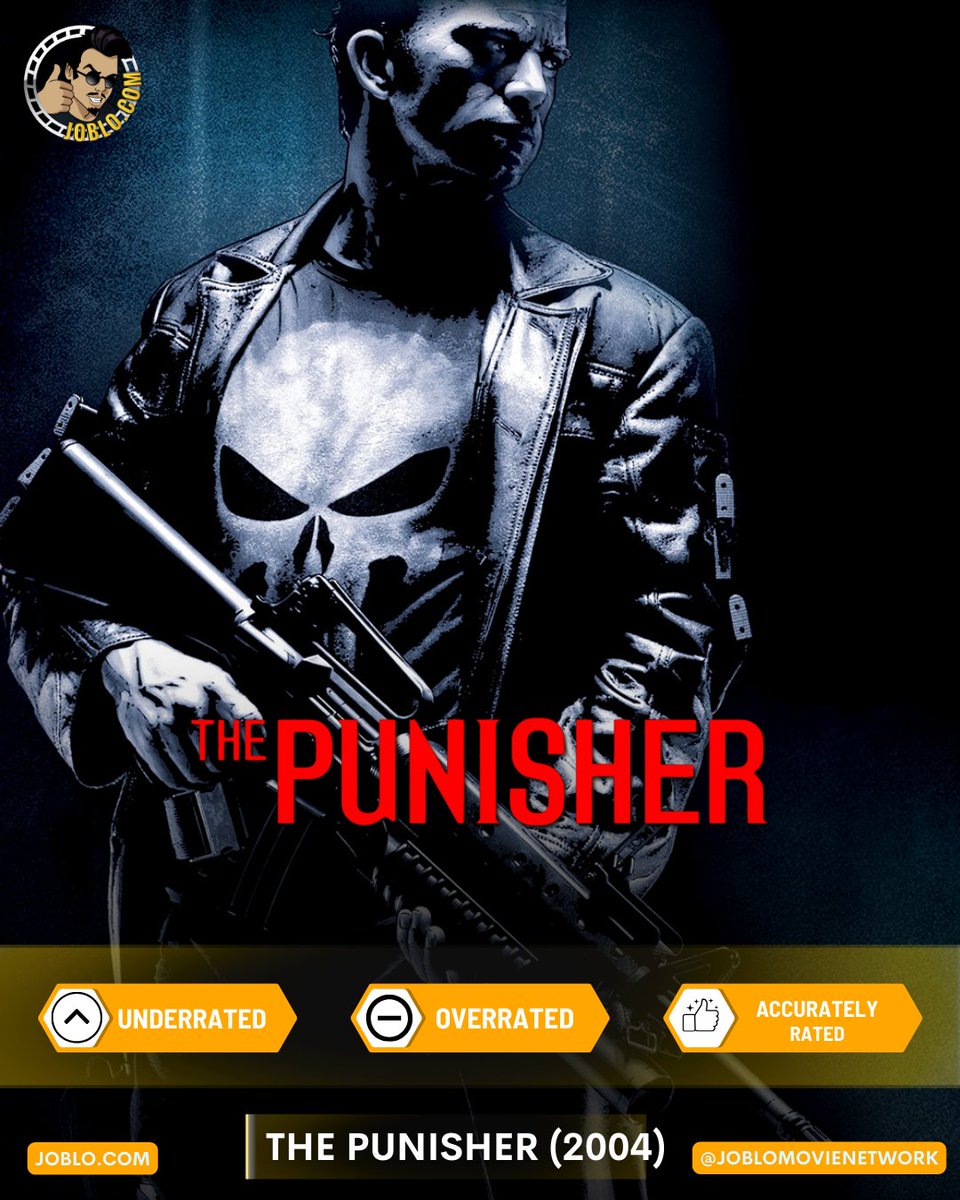 We want to know: in your opinion, is The Punisher (2004) underrated, overrated or accurately rated? Leave a comment down below!🎥👇

#JoBloMovies #JoBloMovieNetwork #ThePunisher