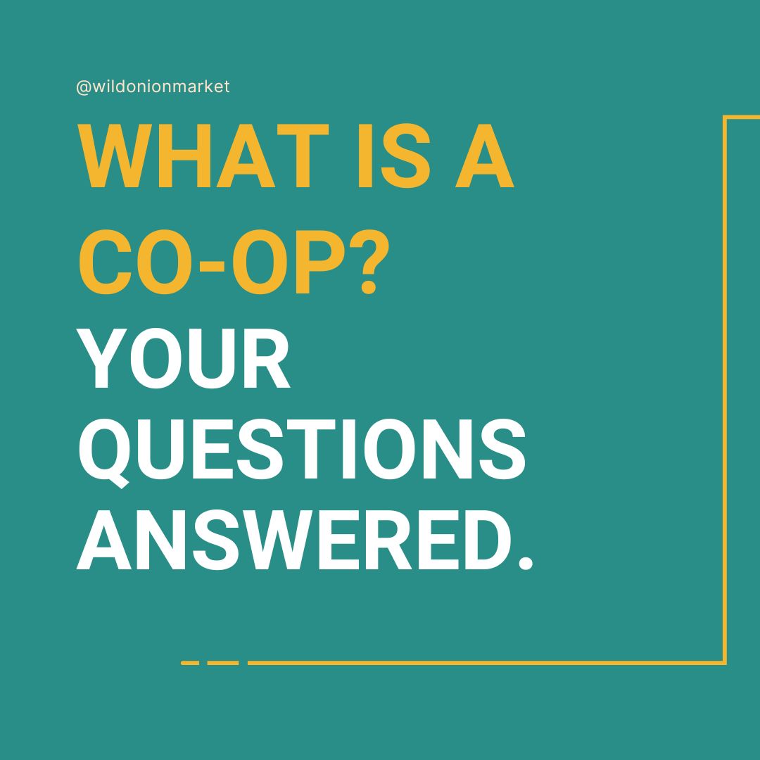 A co-op is a member-owned and operated grocery store that values community, sustainability, and transparency. Join us and enjoy discounts and a say in what we offer and how we operate. Visit Wild Onion Market for more on co-ops and our June 12 opening. 
ow.ly/u2f250RW56E