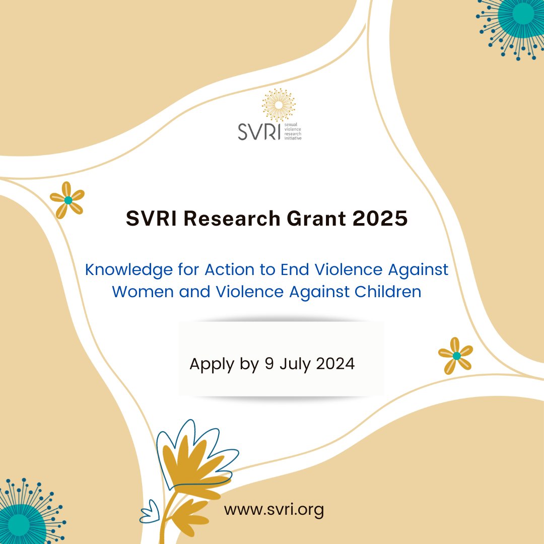 Planning to submit a proposal for the #SVRIResearchGrant2025? Struggling with proposal writing? Check out our video on writing a winning grant proposal here: 📹 youtube.com/watch?v=d4C25D…! 🔗Submit your proposal by 9 July 2024. See more info here: svri.org/svri-research-…