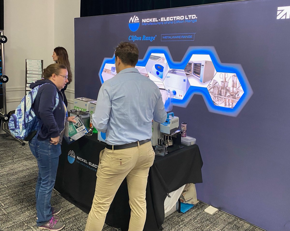 ScientificLabs's tweet image. The Best Delegate Engagement Award at #SciLabShow2024 goes to Nickel-Electro! 🏆🌟 Their engaging presence and professionalism left a lasting impression, while their trademark jewellery cleaning fundraiser was a massive hit among attendees. Congratulations!👏