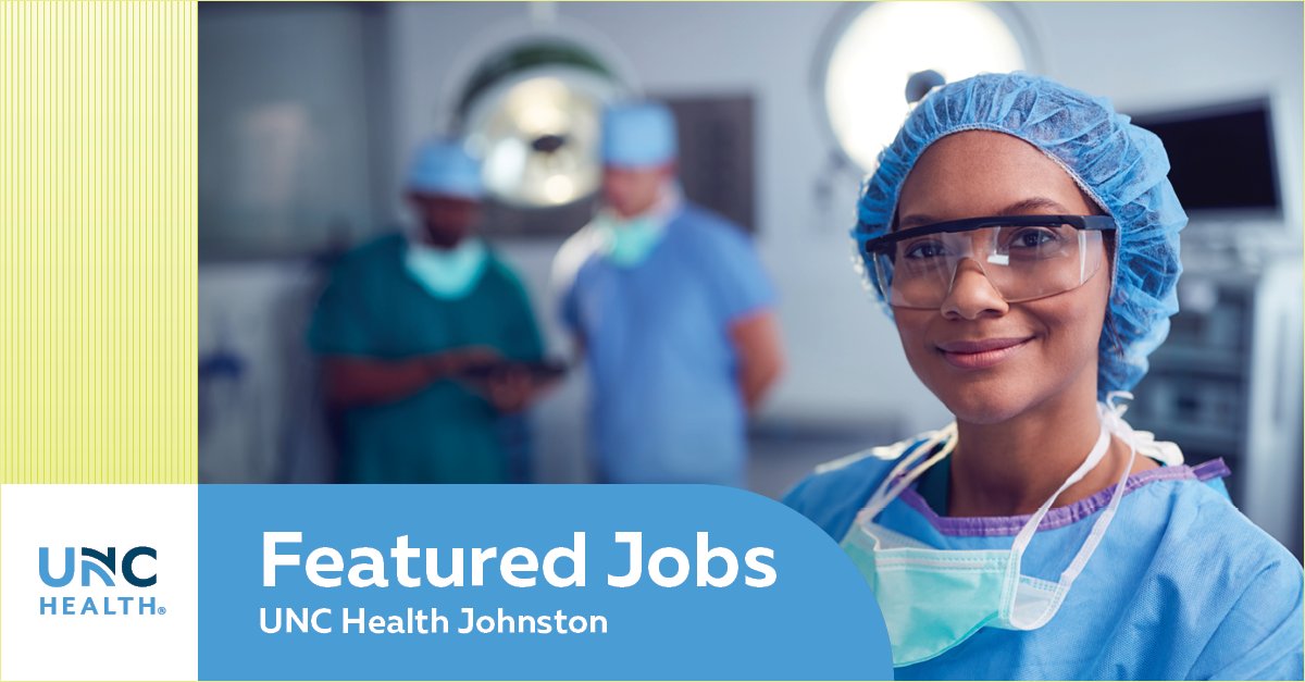 UNCH_Careers's tweet image. 💥 UNC Health Johnston Jobs Highlight – May 28th💥   
   
UNC Health Johnston in Smithfield &amp;amp; Clayton, NC is looking for dedicated staff to join its team! This week's featured jobs include #ORTech, #RN, #MRITech, &amp;amp; #RespiratoryTherapist! 

Apply today: tinyurl.com/r5dw2bh2