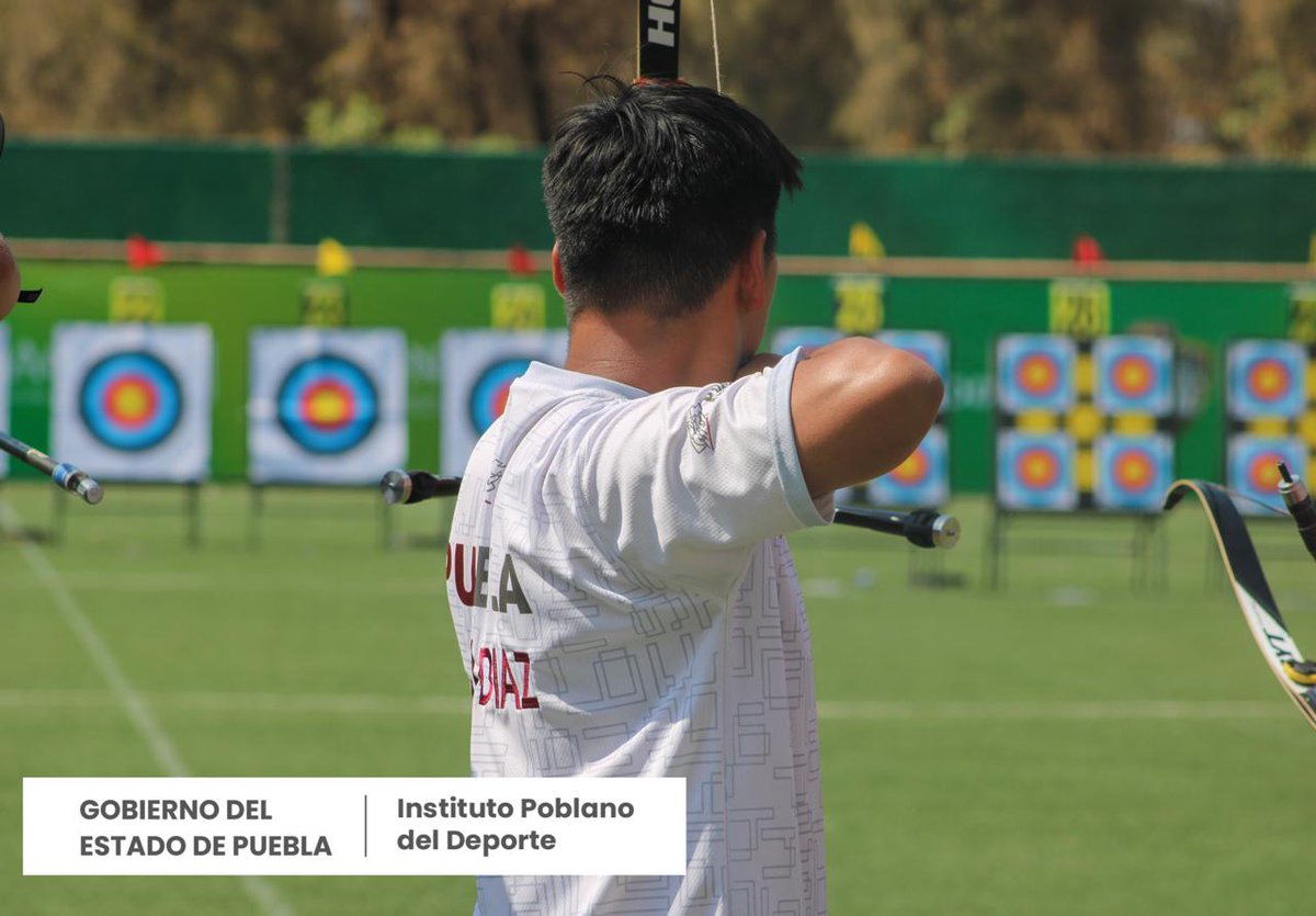 DeporteGobPue's tweet photo. #PoderPoblano 🔥| Continúa su participación de nuestros arqueros poblanos en los Nacionales #CONADE2024 🛶. ¡Apuntan a la medalla de oro! 😎🏹 https://t.co/CV8k1d3Qro