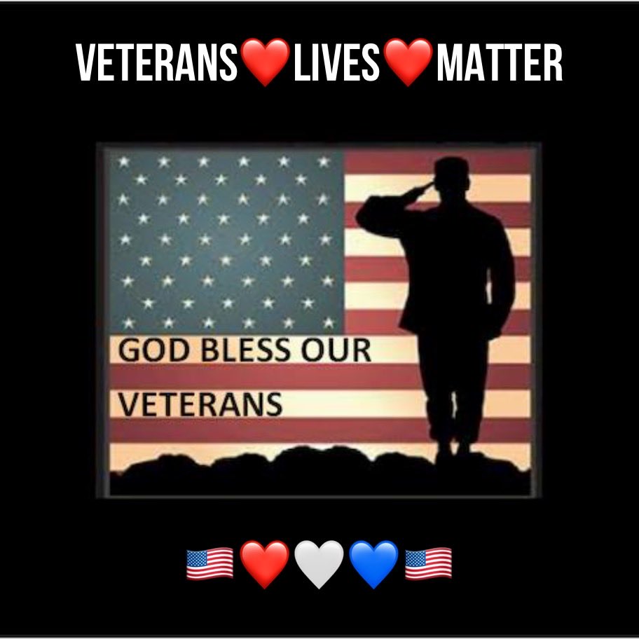 VETERANS LIVES MATTER Have a good Tuesday 🇺🇸❤️🇺🇸❤️🇺🇸❤️🇺🇸❤️🇺🇸❤️🇺🇸