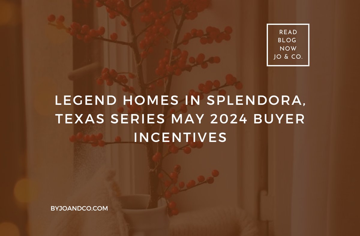 Hi friend! 👋

I'm excited to share with you today's blog post featuring the fantastic buyer incentives for Legend Homes this May 2024 in Splendora, Texas. 🌟

Click the link to learn more! 🔗 byjoandco.com/2024/05/10/leg…

#LegendHomes #Splendoratx #buyerincentives