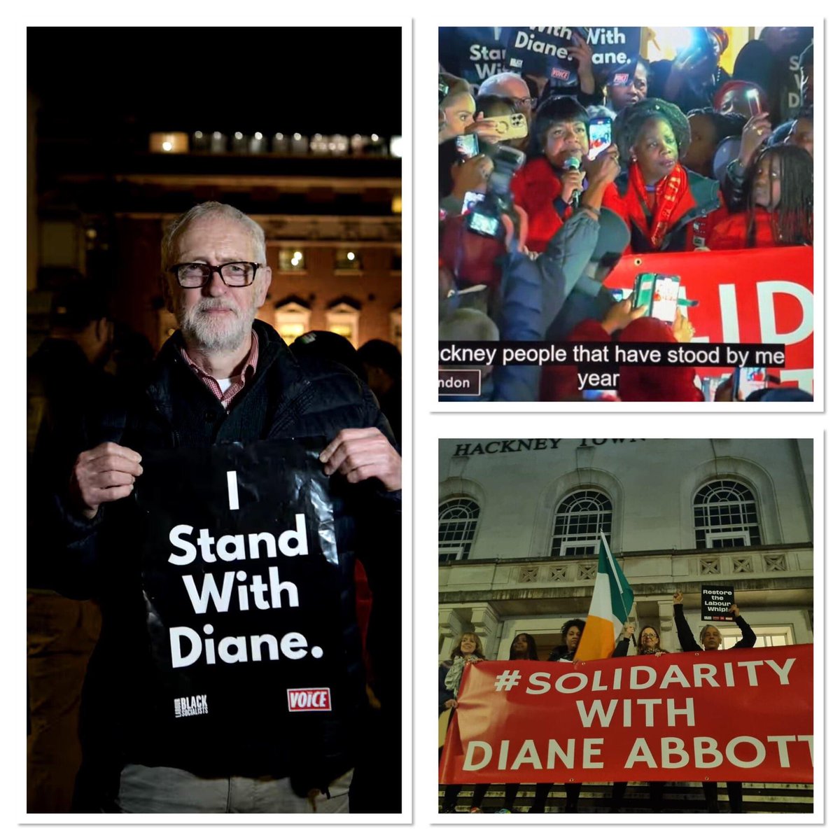 Absolutely shameful treatment of @HackneyAbbott by #Starmer & his rotten to the core party Diane is tougher than any one of us a titan a pioneer who is here 4 women,children,food bank users,nurses,students mothers, the disabled & refugees #IStandWithDiane