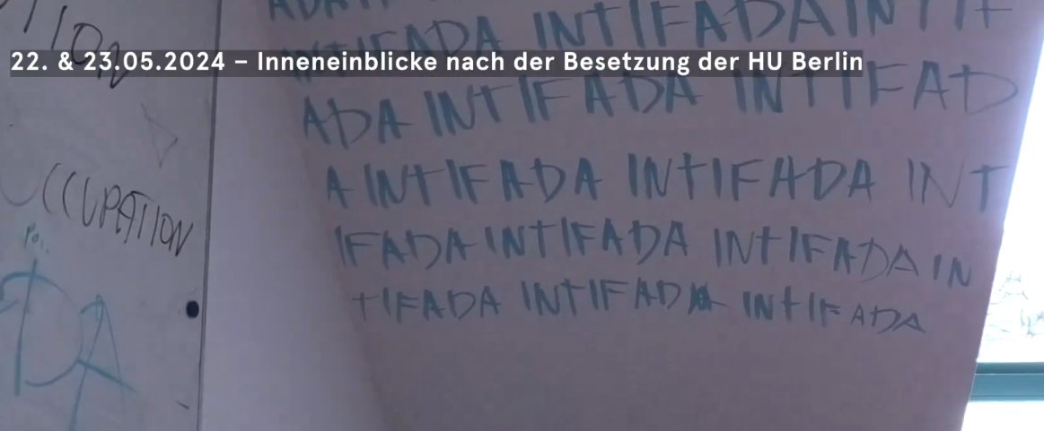 Die obsessive Wiederholung von 'Intifada' ist zugleich infantile Beschwörungsformel und Reminiszenz an schulische Strafarbeit. Die Uni-Besetzer denken nicht nur wie Kinder, sondern wollen auch wie welche sanktioniert werden. Böses erwachen, wenn man sie wie Erwachsene behandelt.