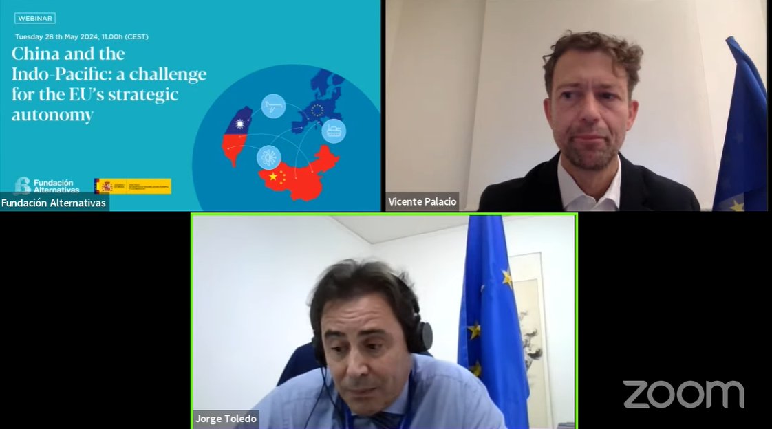Join us! 😊 👩‍💻We make a review of the current EU-China relations and the priorities of the EU Indo-Pacific Strategy in key domains: political, industrial, digital, energy ✨ With Jorge Toledo, Head of Delegation of the European Union to China Live📹bit.ly/4dTEvel