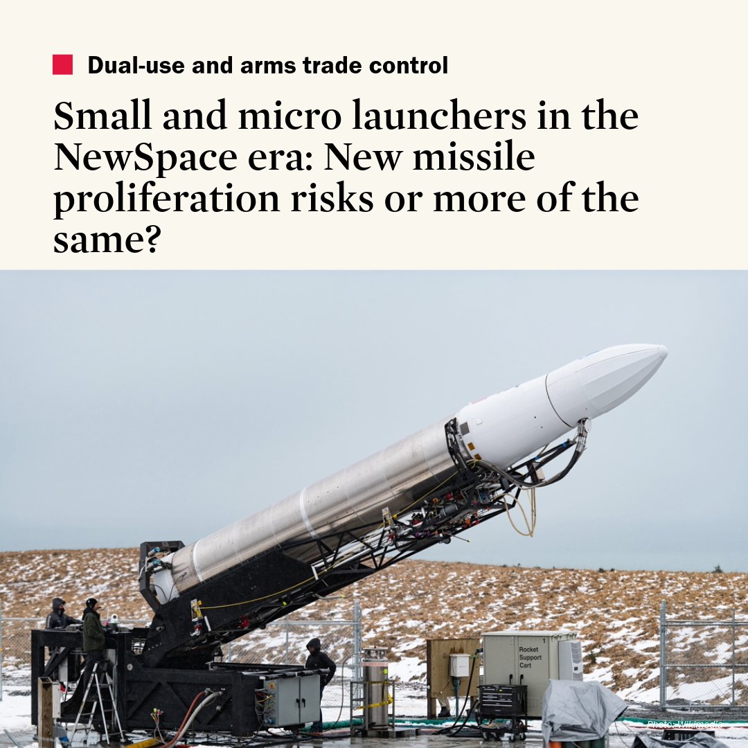 How might the availability of small and micro launcher technology contribute to #missile #proliferation and how do trends in the #NewSpace era increase this risk? Find out more ➡️bit.ly/40YVd6b