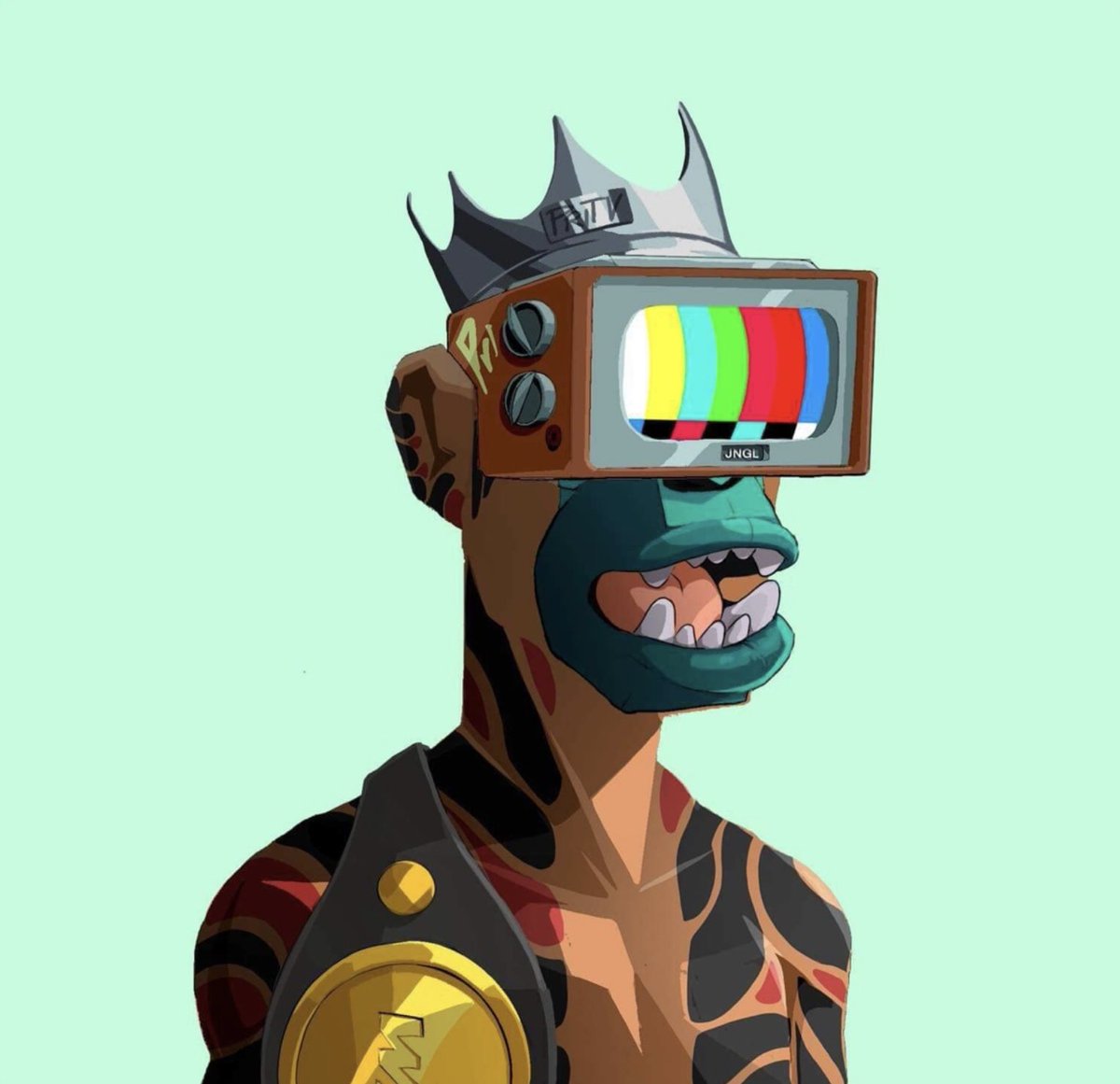 Gm morning <a href="/Primatesnft/">Primates🌿</a> stack them high <a href="/PACmates/">PAC</a> #PriTV is #1 Trait within