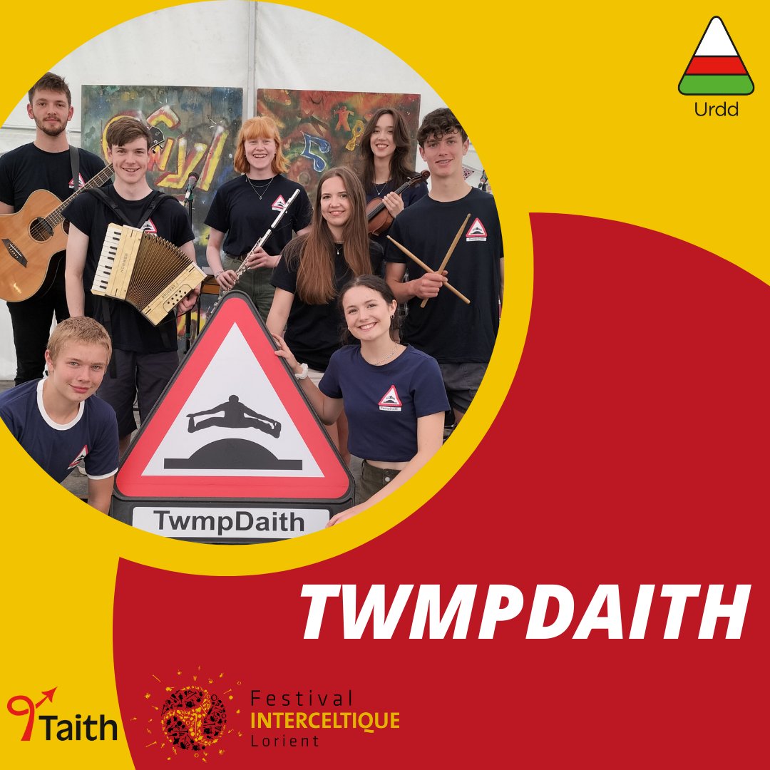 A diolch i gefnogaeth gan @TaithWales, bydd Twmpdaith a Phrosiect Plethu (sef cyfuniad o Clocswyr Conwy a @FitzalanHigh) hefyd yn dod i Lydaw! And support from @TaithWales means that Twmpdaith and Prosiect Plethu (a blend of @FitzalanHigh and Clocswyr Conwy) will be joining us!