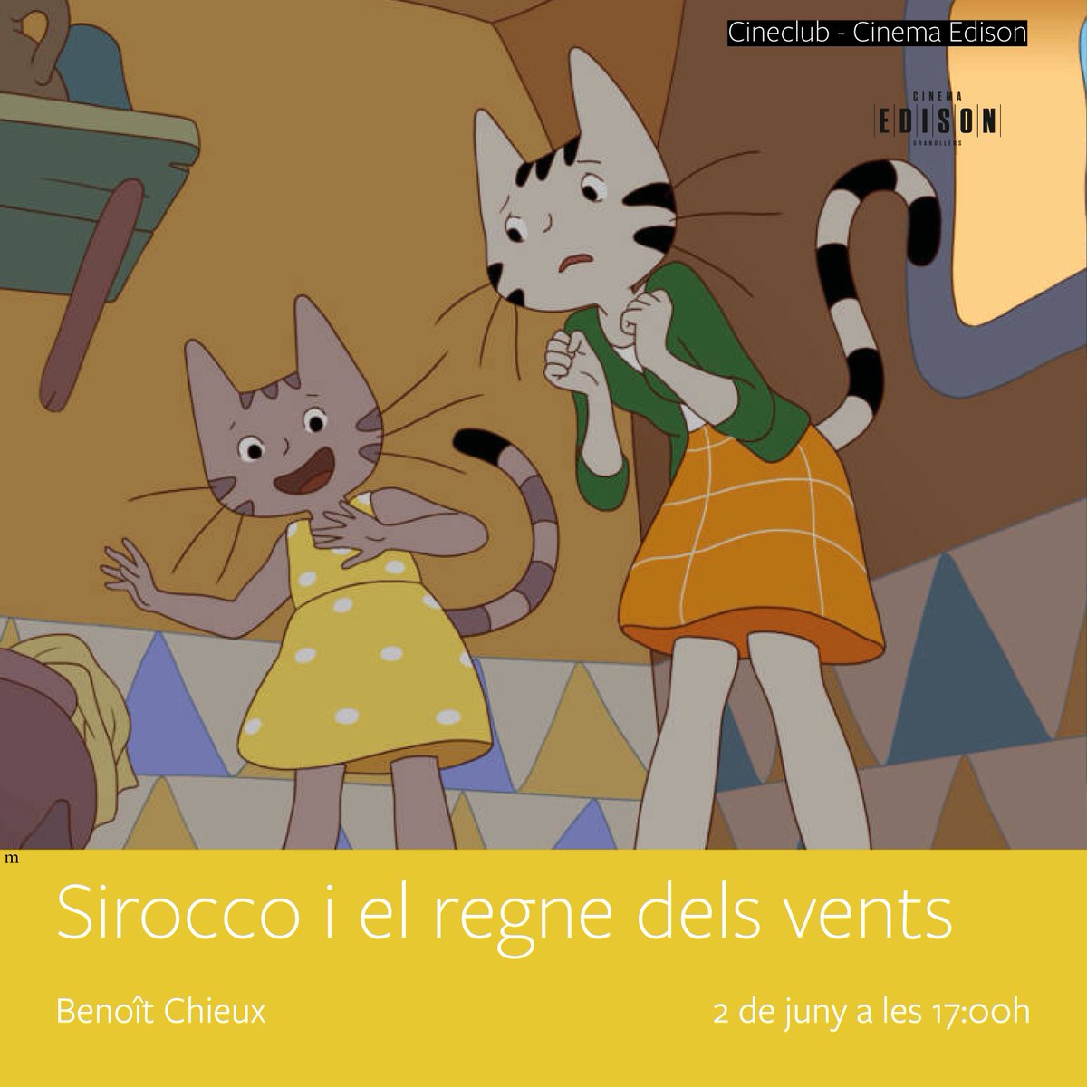 ACGranollers's tweet photo. 🎤 Cantania @escolesac
🗓 31 - 9 de juny
🎬 Un sol radiant #EdisonEstrena
🗓 1 de juny a les 20h. Col·loqui amb Lucía Herrera
🎬 Sirocco i el Regne dels Vents #PetitEdison
🗓 2 de juny a les 17h.
🎬 Buenos dias #EdisonAcull
🗓 4 de juny a les 19h.
🎟 https://t.co/SzrLw6ureI! https://t.co/6A0nn6zfJk