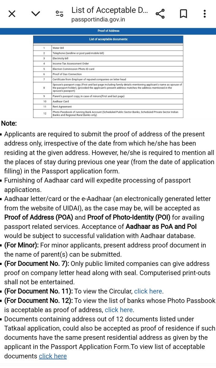 Can some1 reply to a common citizen of India?
How a Aadhar card,SBI bank statements, NOC,registered notary etc are not accepted as address proof & @MumbaiPolice report is 'Not Clear' bcz of pincode issue on electricity bill
@MEAIndia @cvpindia @passportsevamea @DrSJaishankar