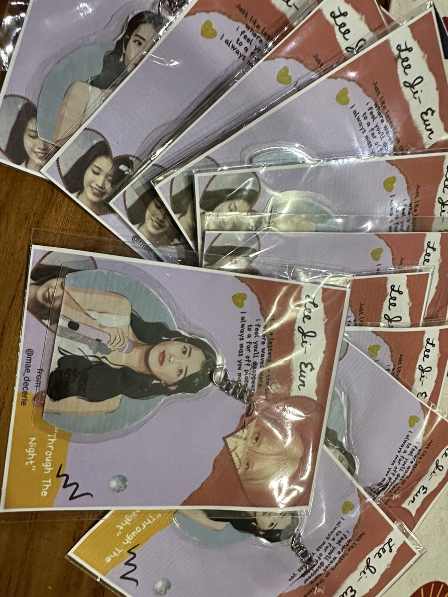 IU HEREH WORLD TOUR CONCERT IN MANILA 2024

✨️Freebies✨️

💜IU Keychains💜

📍Loc: TBA
📍 Strictly 1:1

Limited only. See yah on June 1!!💜✨️

#IUinManila
#IU_HEREH_WORLD_TOUR
#IU_HEREH_WORLD_TOUR_IN_MANILA