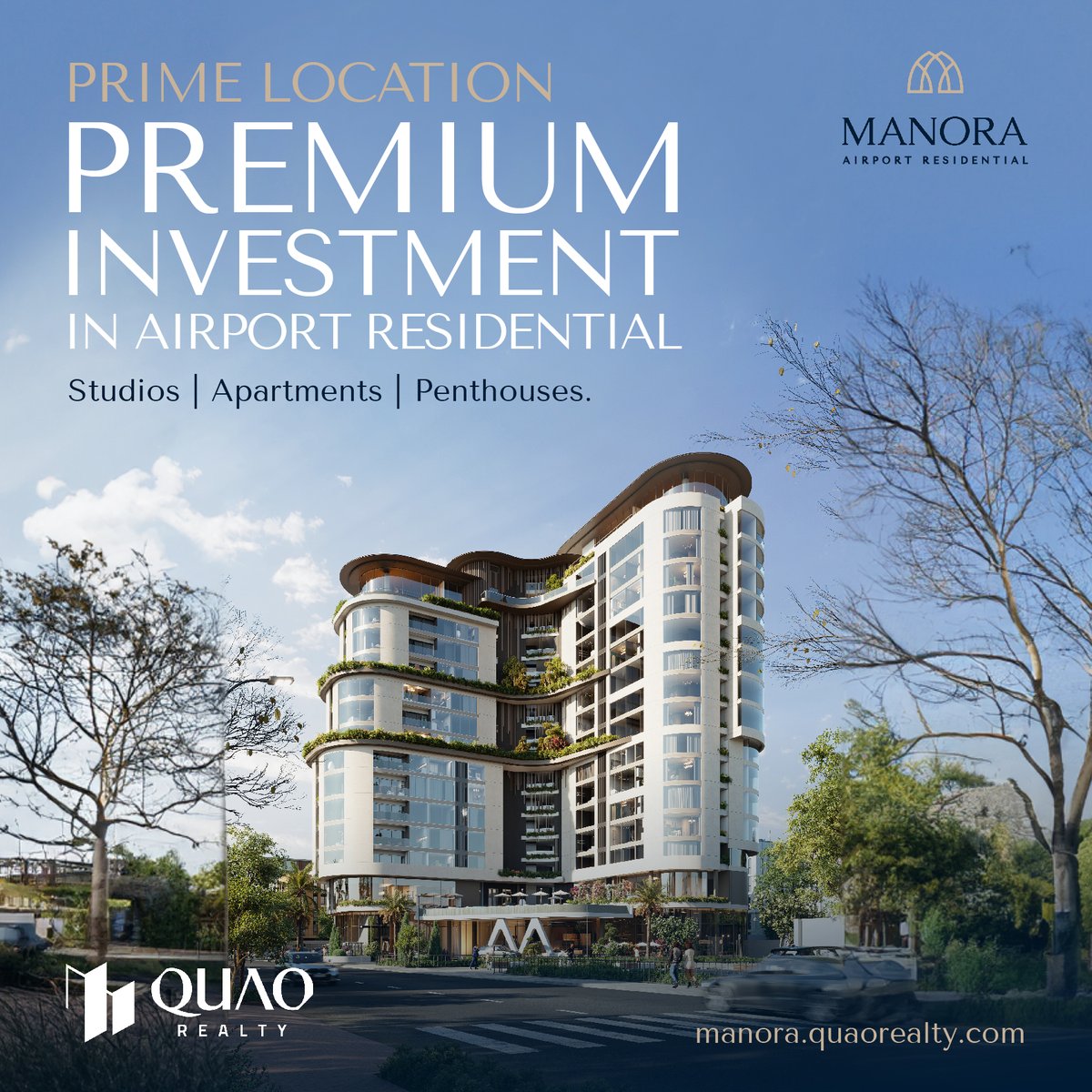 Discover Manora: Prime Location, Premium Investment.
Located in the heart of Airport Residential, Manora offers unparalleled luxury living with world-class amenities. Perfect for those seeking a premium lifestyle and solid investment. 
#ManoraLiving #PrimeLocation #LuxuryLiving