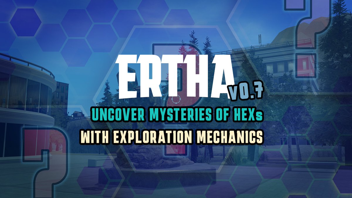 ErthaGame's tweet photo. Uncover the mysteries of Ertha's v0.7 HEXs with Exploration Mechanics! 🔍

Initially, HEX resources will be hidden behind a question mark [?]. To uncover them, you'll need Exploration Permits!

Permits will vary in rarity, like items. Each HEX level will require different exploration times ⏳:

Level 1: 7 days
Level 2: 12 days
Level 3: 18 days
Level 4: 24 days
Level 5: 35 days

Once exploration is complete, your HEX will unveil a resource category awaiting further discovery. Get ready for adventure of a lifetime in Ertha! 🌎

Read more 👉https://t.co/bxvCX9jztr