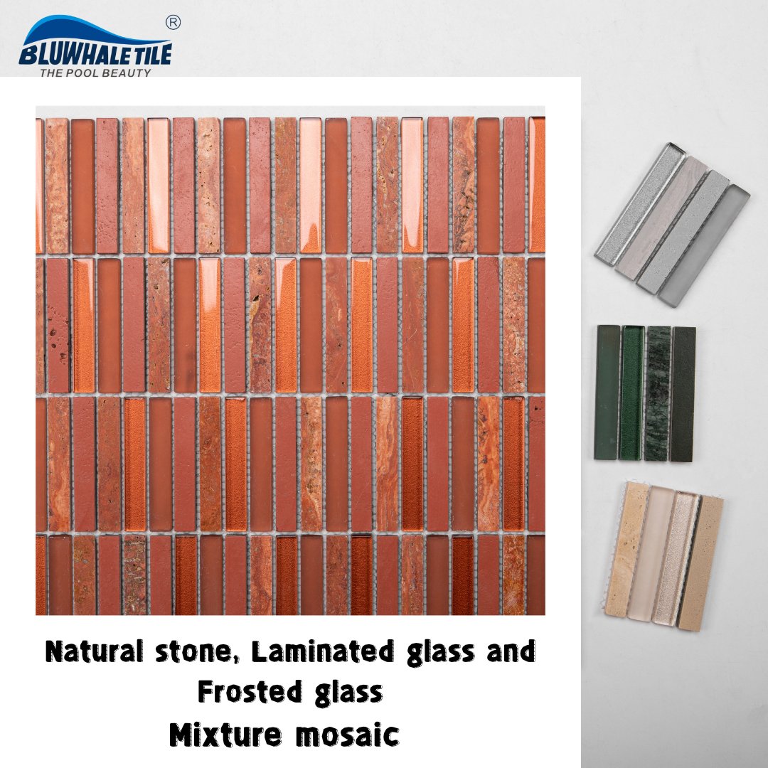 🌈Four different colors for your choice. Both of them are natural and tough.
--
👉more detail in bluwhale tile

#mosaic #swimmingpool #backsplash #walltile #laminatedglass #stonemosaic #frostedglass #fingermosaic #kitkat #floortile #homeimprovement