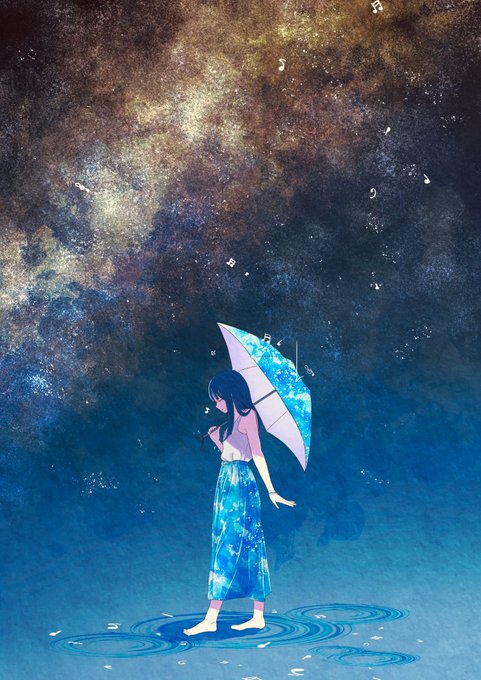 「standing starry sky」 illustration images(Latest)