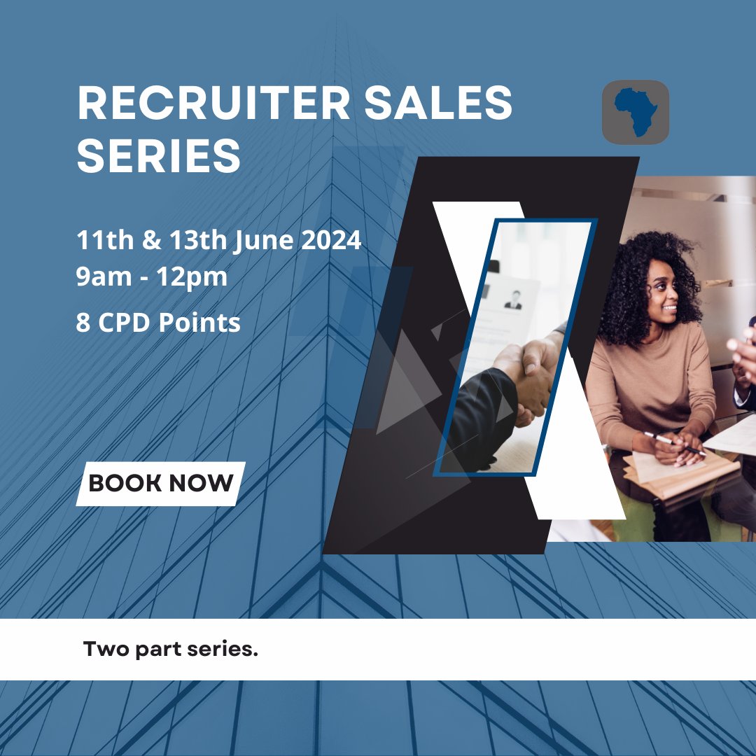Recruitment is a highly competitive industry and risks being seen as a transactional purchase, driving fees lower and lower. Join Natalie Singer as she shares practical advice and tools to help you grow your business/desk. Register here > rebrand.ly/Recruiters #Apso #Sales