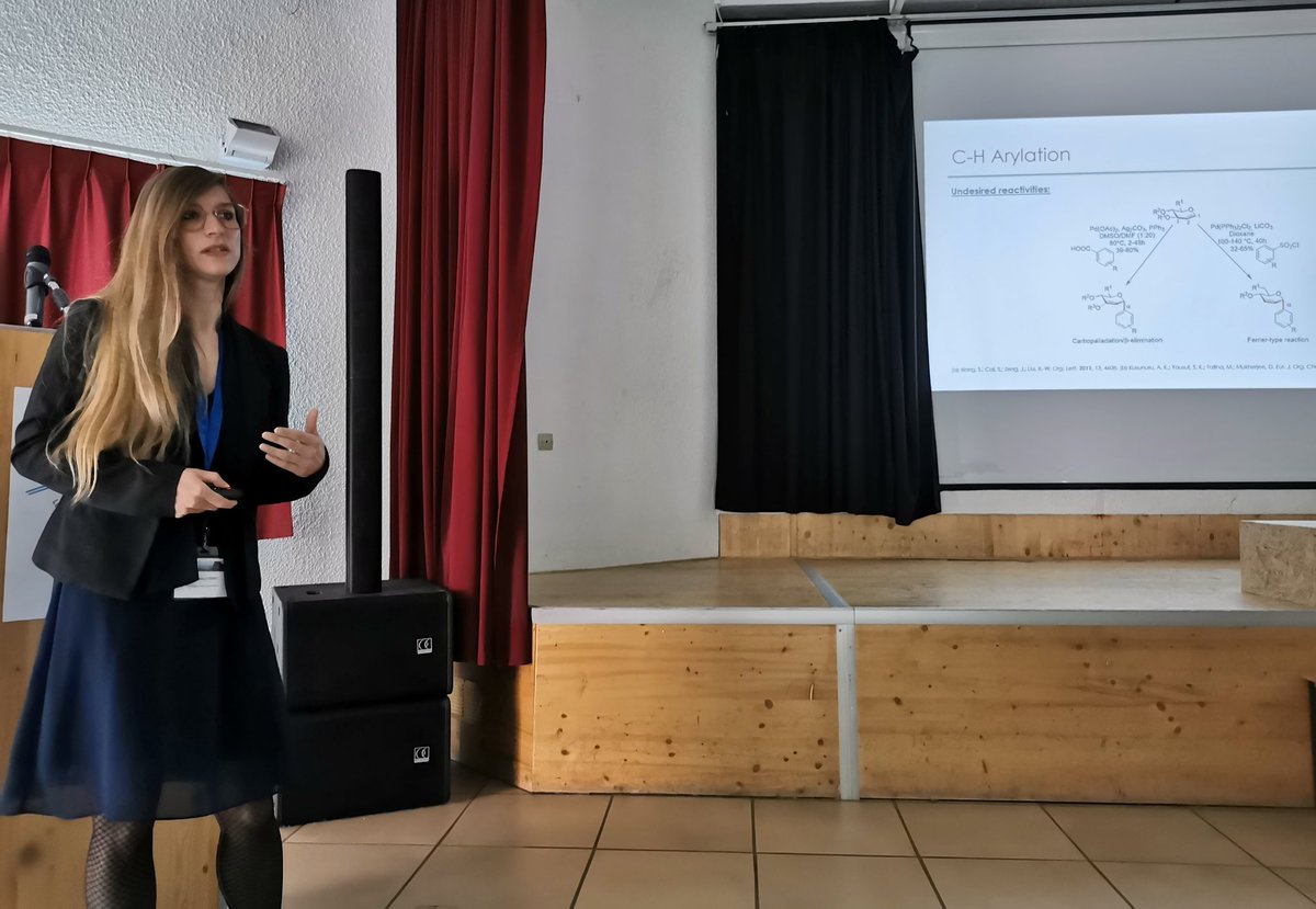 GFRGlyco (@gfrglyco) on Twitter photo It's time to hear <a href="/angelique_ferry/">Angélique Ferry</a> <a href="/UniversiteCergy/">CY Cergy Paris Université</a> talking about C-H activation applied to carbohydrates #GFG2024Obernai #glycotime It's time to hear <a href="/angelique_ferry/">Angélique Ferry</a> <a href="/UniversiteCergy/">CY Cergy Paris Université</a> talking about C-H activation applied to carbohydrates #GFG2024Obernai #glycotime