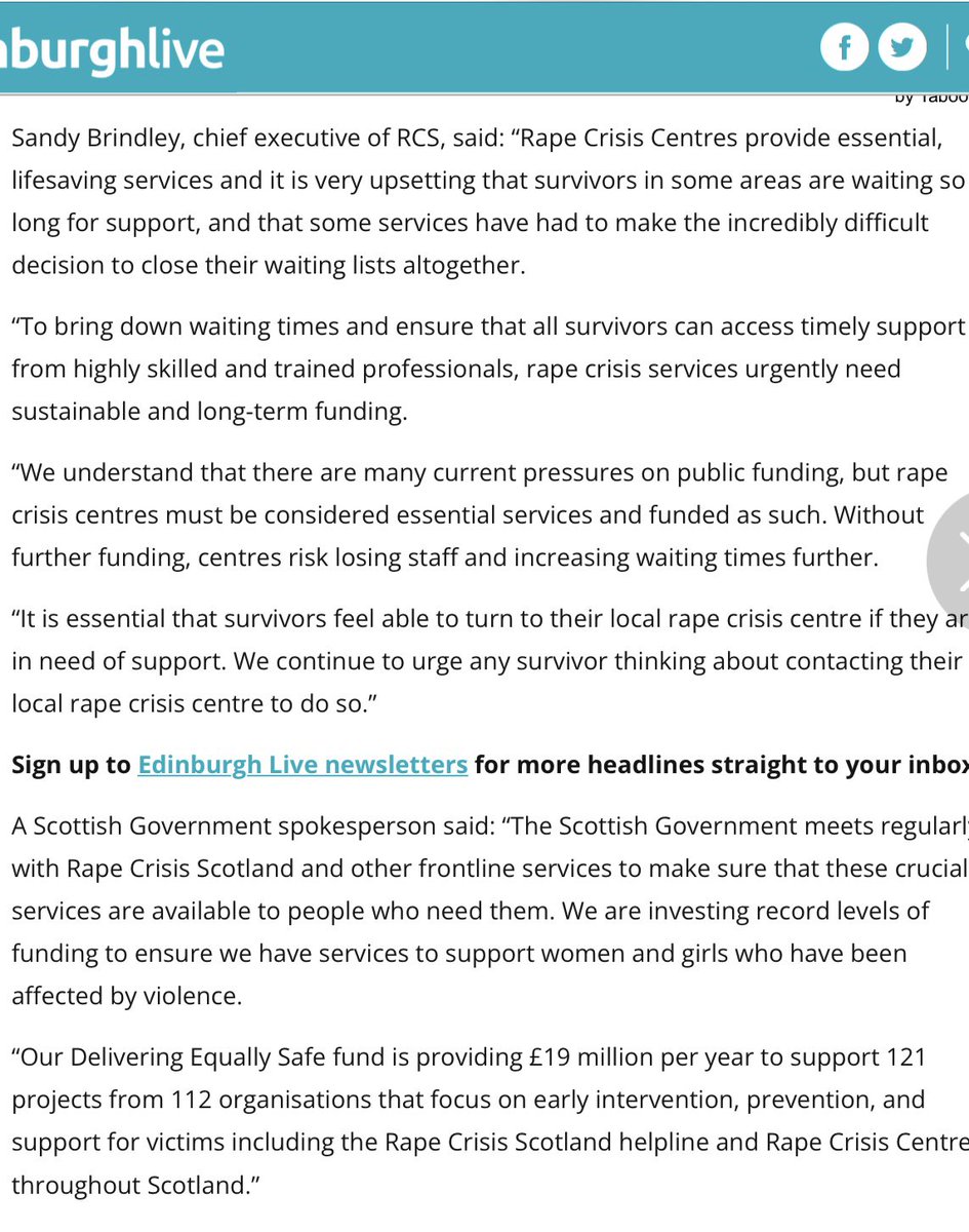 Edinburgh rape crisis centre closes waiting list with huge backlog in funding row