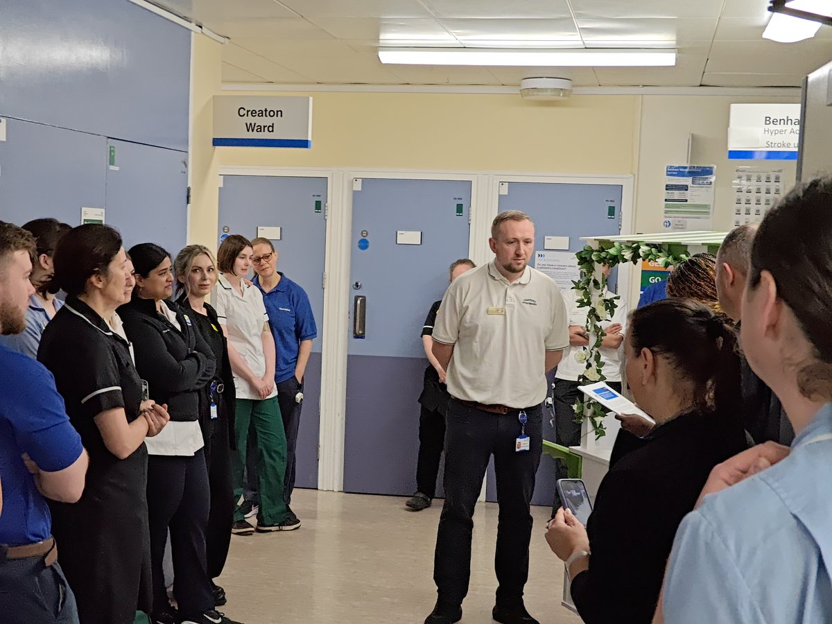 Huge congratulations to Richard Lee for receiving a ROSE Award today! 

Always putting patients first, Rich has been at the heart of the excellent care delivered by the Stroke Team at NGH. We wish him all the best with his new post in Coventry!