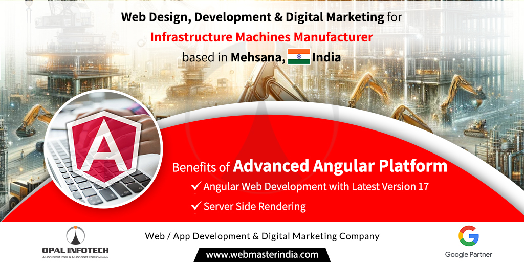 “Revolutionize Your Business with Advanced Technology Web Solutions!”

Opal Infotech has developed an Angular website for an infrastructure machines manufacturer in Mehsana, India. We also manage #digitalmarketing for ahct.in

#OpalInfotech #AngularWebDevelopment