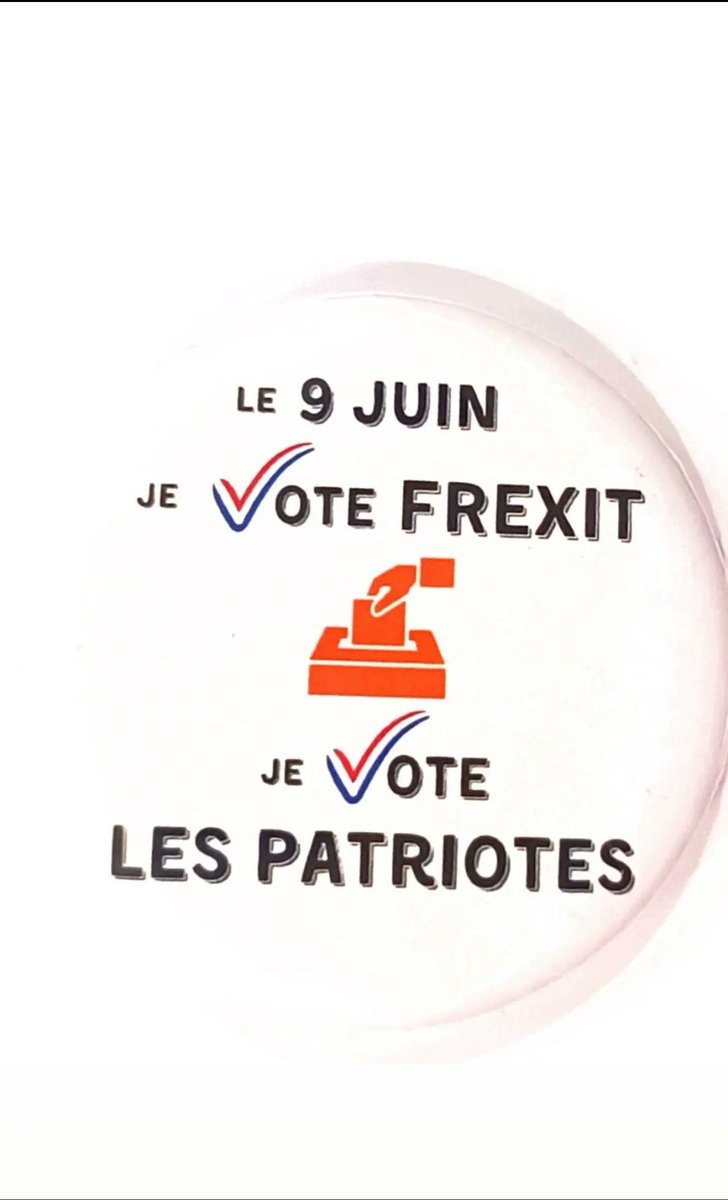 Liste #LEuropeÇaSuffit
@_LesPatriotes🇫🇷,@VIA_off,montons dans les sondages;nous avons colonne & tripes!
Multitude de tractages collages
@LesPatriotes_91 sont au contact partout en Essonne
Rejoignez-nous💪 
#Frexit!#Libertés!#Paix
#Le9JuinJeVoteLesPatriotes
soutien.les-patriotes.fr