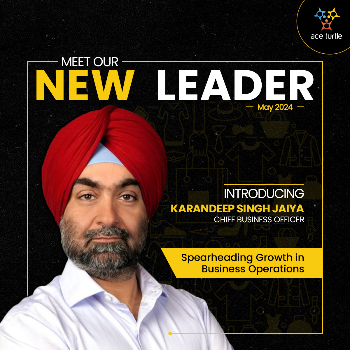 _AceTurtle's tweet photo. Join us in welcoming Karandeep Singh Jaiya as the new Chief Business Officer at @_AceTurtle. With his vision &amp; strong leadership, Karandeep will drive the growth of our fashion &amp; toys portfolio.
 
Read more here - https://t.co/TFl9JVYRrw
 
 #retailnxt #leadershipteam #topstory https://t.co/KjP9qhYtyf